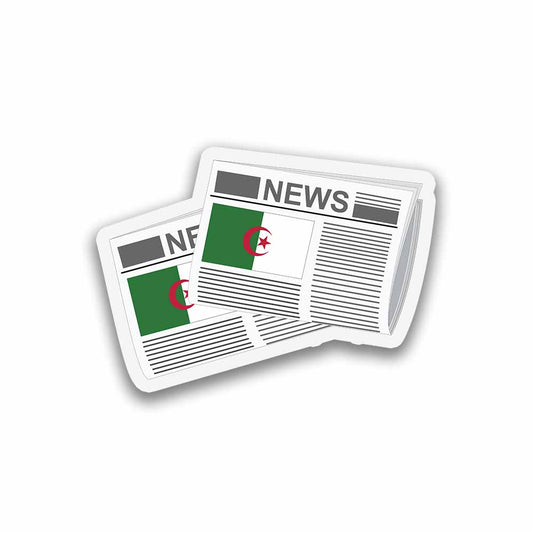 Algeria Newspapers Fridge Magnet